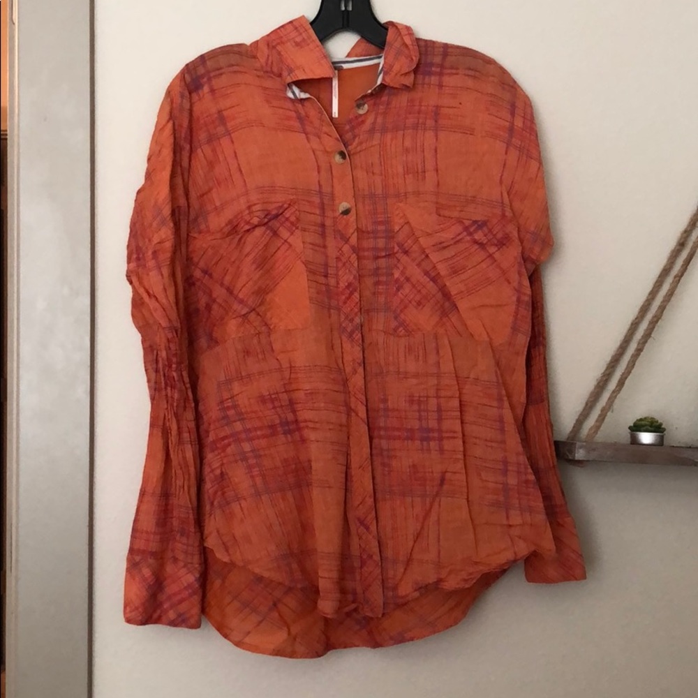 Free people button down
